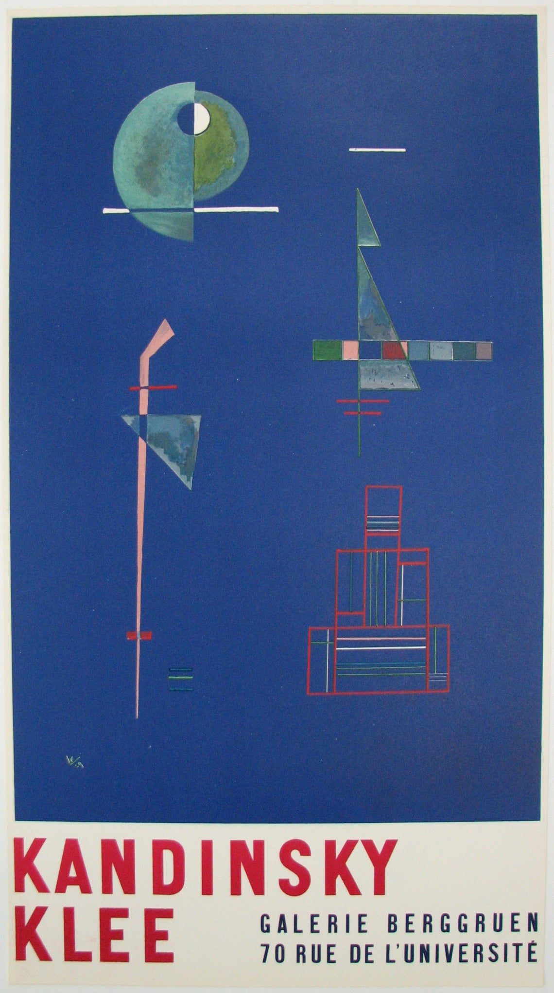Gallerie Berggruen (after) Wassily Kandinsky, 1959 - Mourlot Editions - Fine_Art - Poster - Lithograph - Wall Art - Vintage - Prints - Original