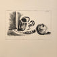 The Cup and the Apple by Pablo Picasso - Mourlot Editions - Fine_Art - Poster - Lithograph - Wall Art - Vintage - Prints - Original