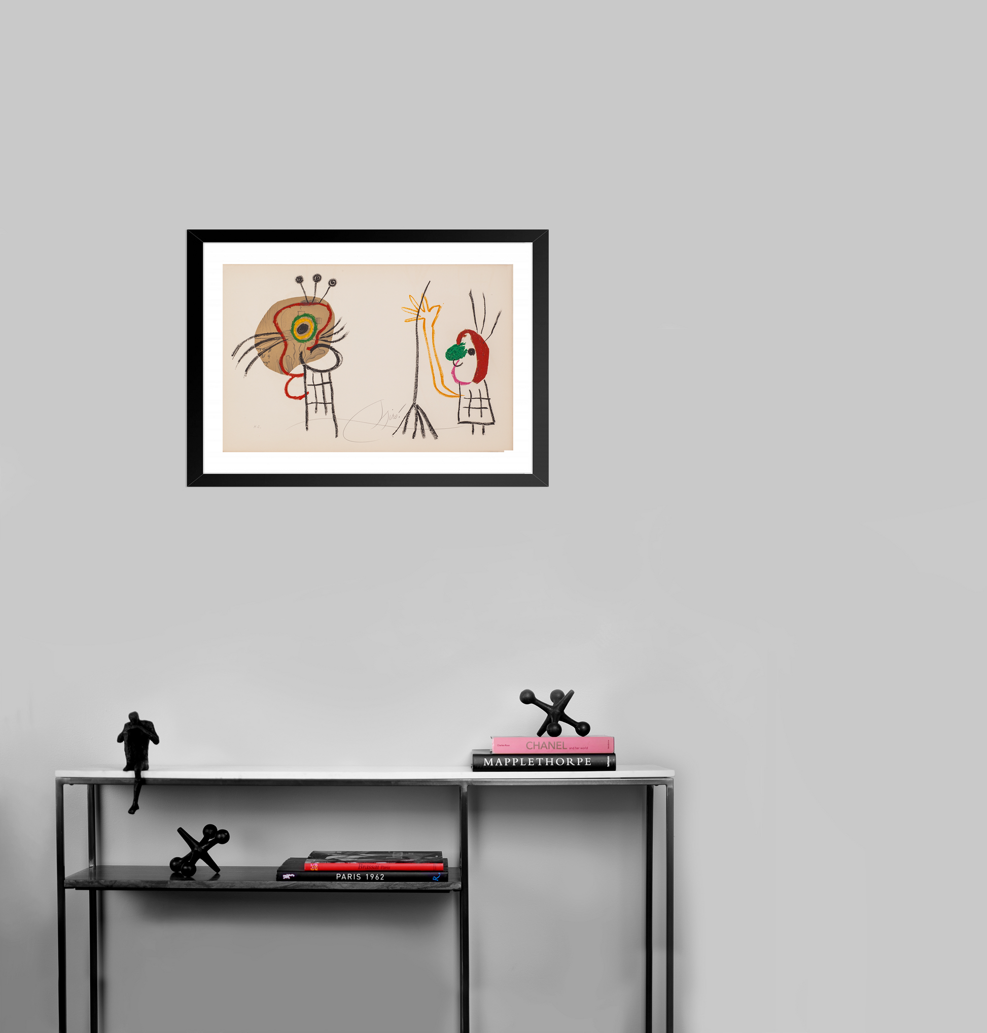 L'enfance d'Ubu, plate 1019 by Joan Miro, 1975 - Mourlot Editions - Fine_Art - Poster - Lithograph - Wall Art - Vintage - Prints - Original