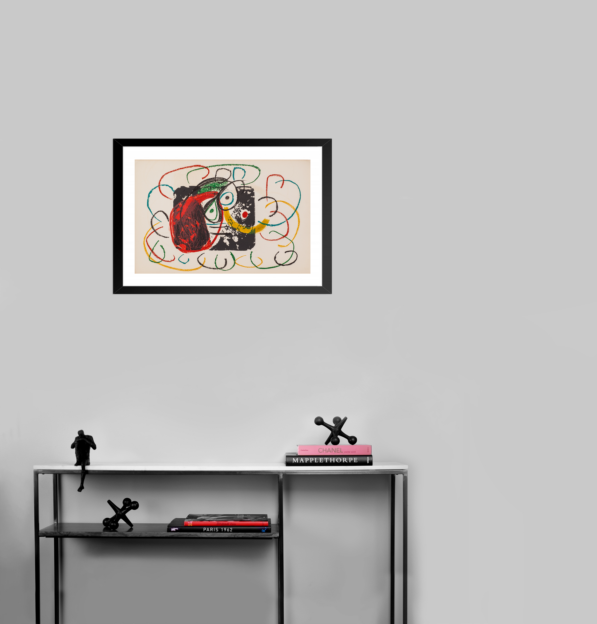 L'enfance d'Ubu, plate 1021 by Joan Miro, 1975 - Mourlot Editions - Fine_Art - Poster - Lithograph - Wall Art - Vintage - Prints - Original