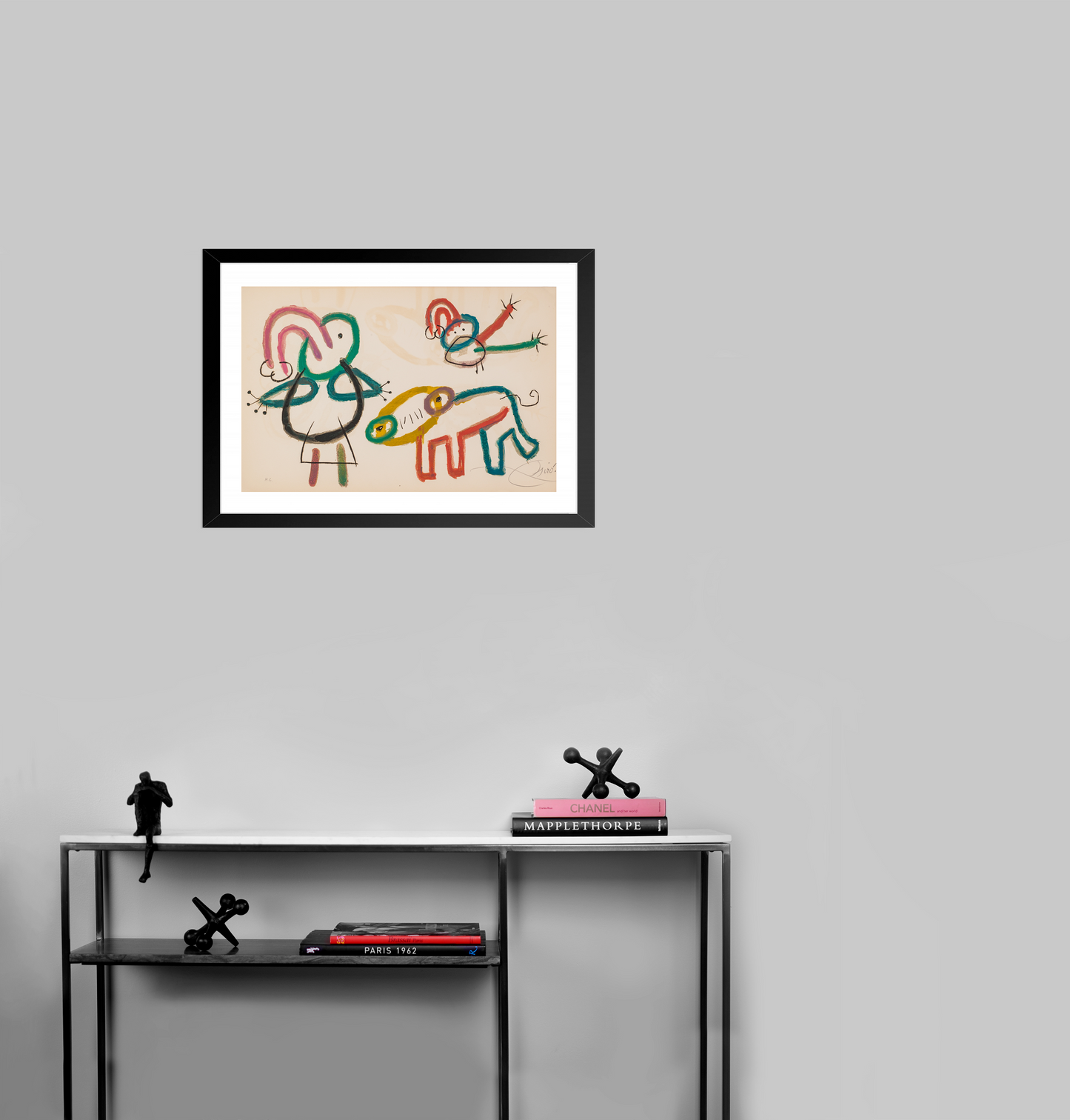 L'enfance d'Ubu, plate 1013 by Joan Miro, 1975 - Mourlot Editions - Fine_Art - Poster - Lithograph - Wall Art - Vintage - Prints - Original