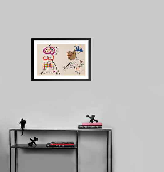 L'enfance d'Ubu: 1014 by Joan Miro - Mourlot Editions - Fine_Art - Poster - Lithograph - Wall Art - Vintage - Prints - Original