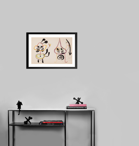 L'enfance d'Ubu: 1011 by Joan Miro - Mourlot Editions - Fine_Art - Poster - Lithograph - Wall Art - Vintage - Prints - Original